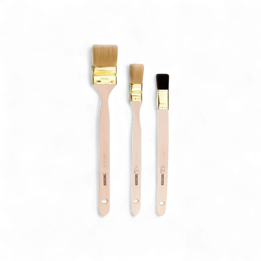 Parkside Brush Set - 3 Pcs For Paint Varnish And Glaze