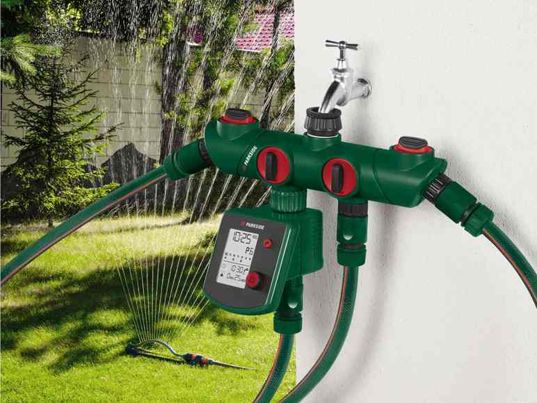 Parkside 4-Way Tap Adaptor