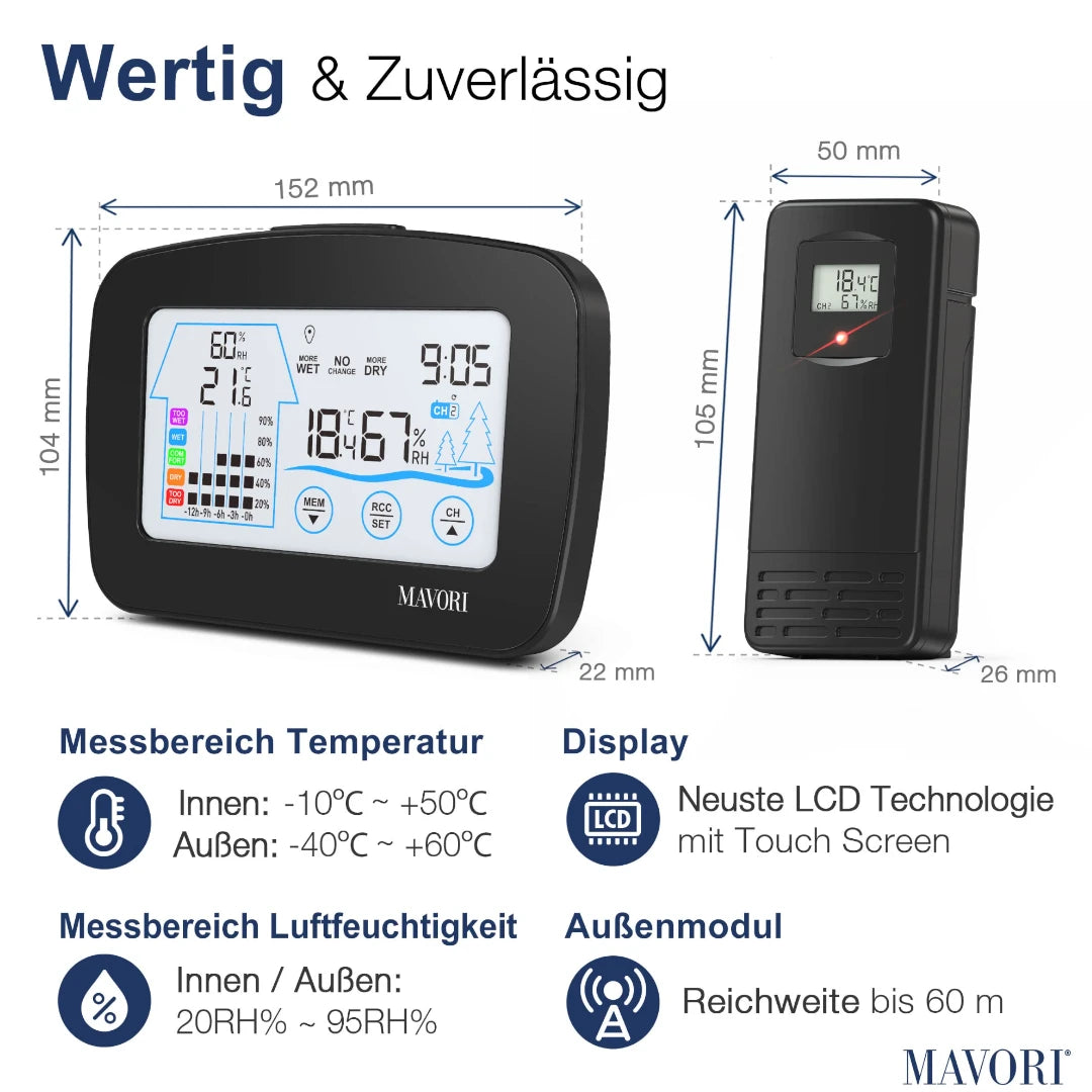 Auriol Digital Weather Station with Sensor