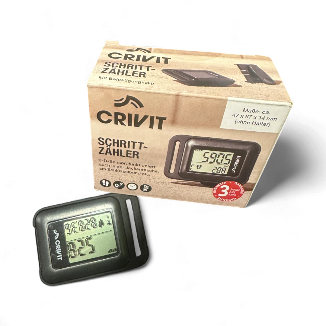 Crivit Digital Pedometer with Clip