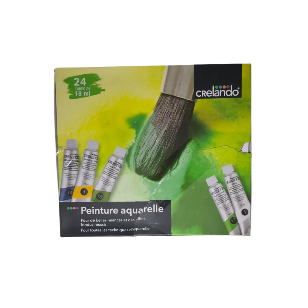 Crelando Watercolor Painting - 24x18ml