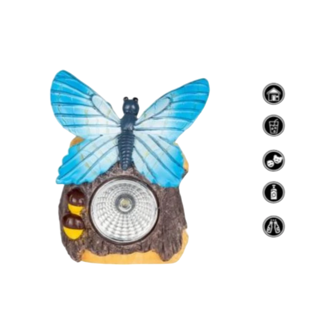 Livarno Solar Garden Light Butterfly Design
