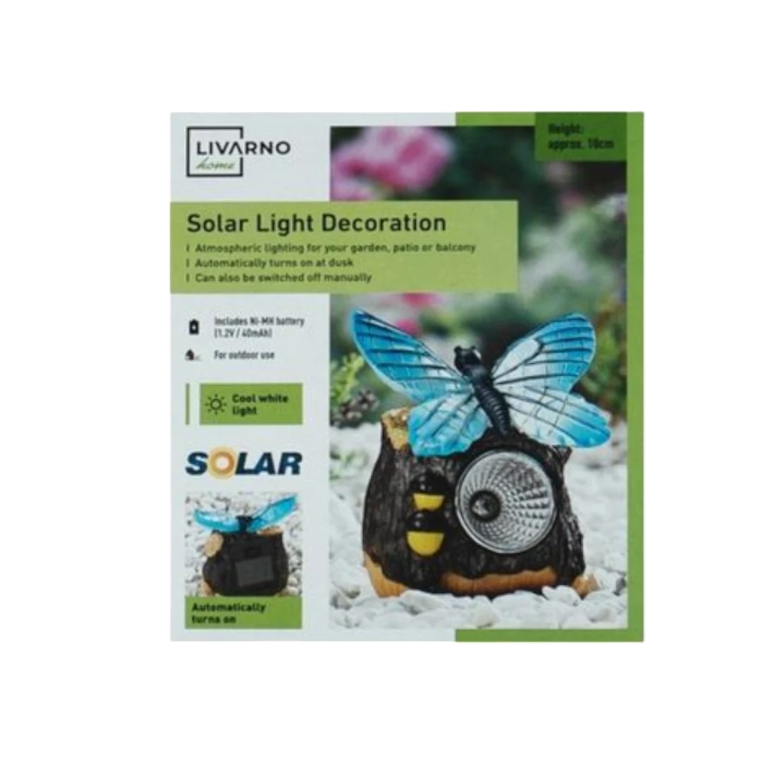 Livarno Solar Garden Light Butterfly Design