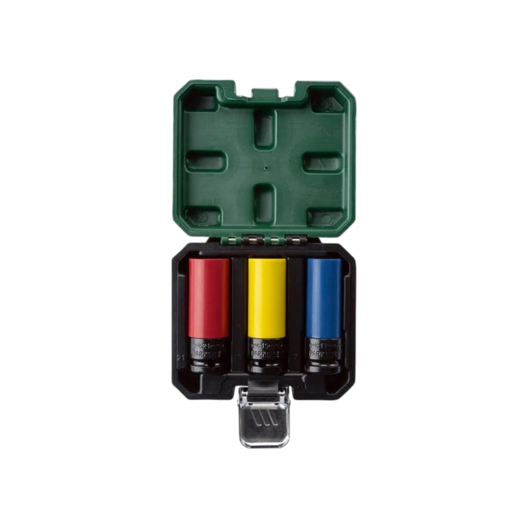 Parkside Impact Wrench Set - 3 Pcs