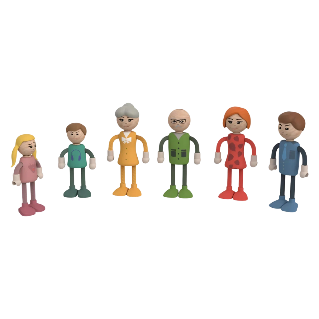 Playtive Dollhouse Furniture Kitchen - 6 Pcs