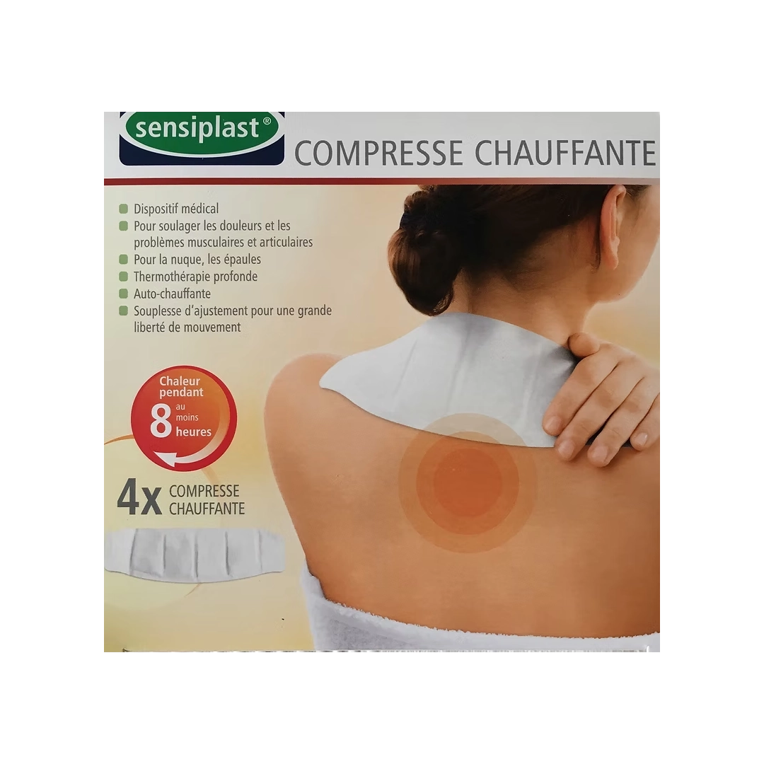 Sensiplast Heat Patch - 4 Pcs
