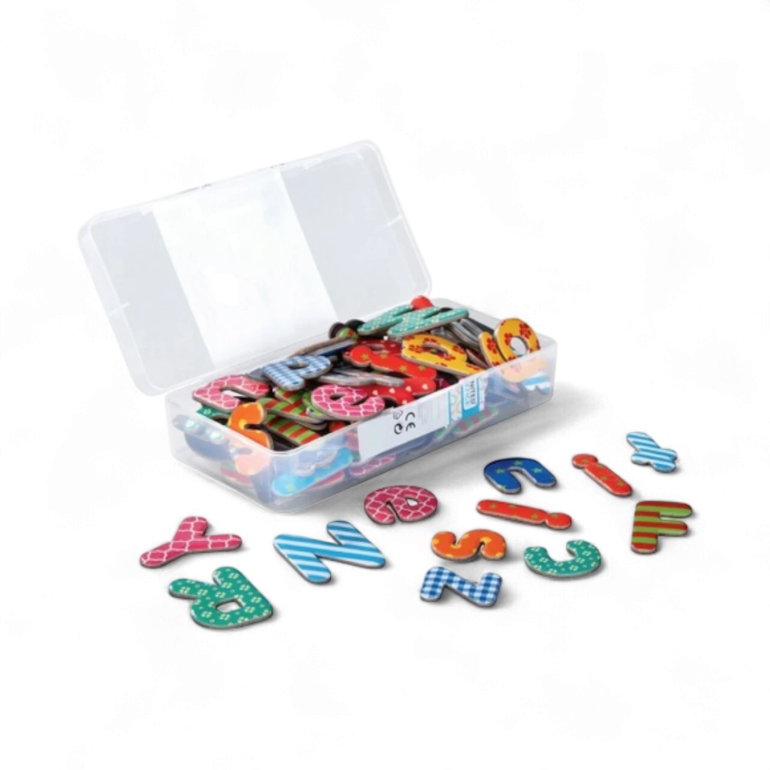 Wooden Magnetic Alphabet Letters – 26 Pcs