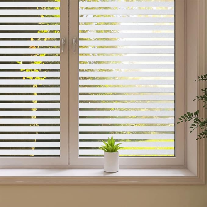 Livarno Window/Door Privacy Film Stripes