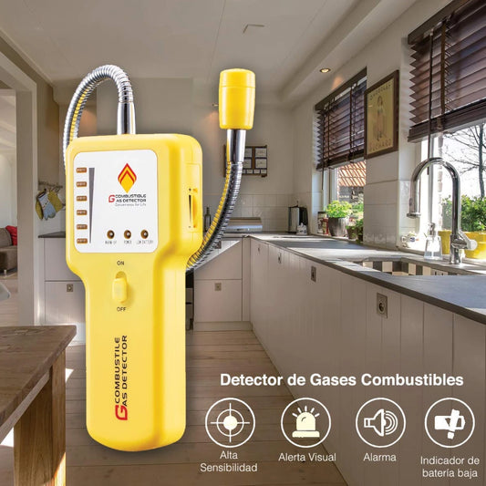 Yeezou Combustible Gas Leak Detector with Sensor