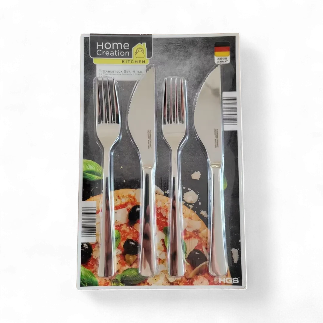 Home Creation Kitchen Pizza Cutlery Set - 4pcs
