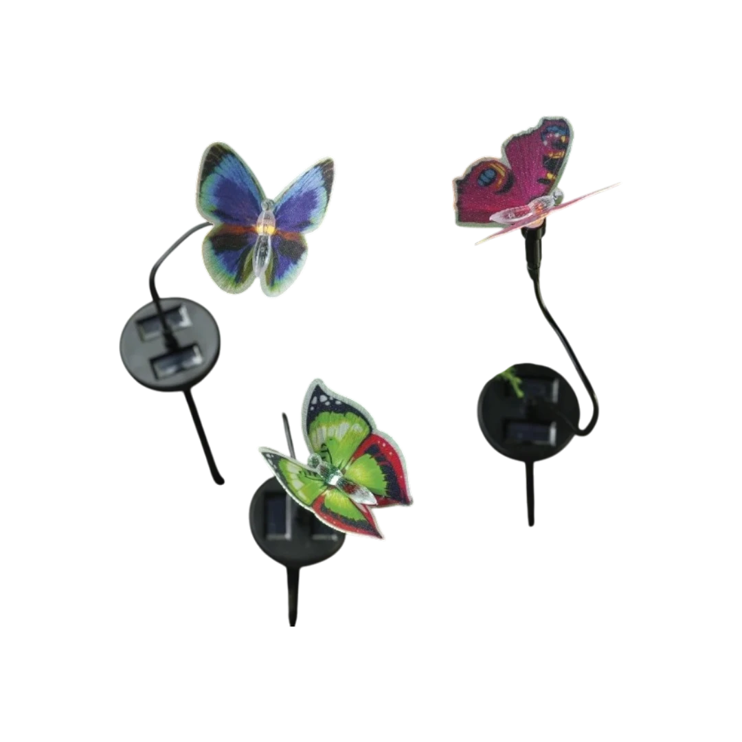 Livarno Solar Flower Garden Stake