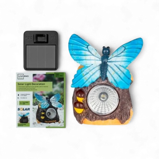 Livarno Solar Garden Light Butterfly Design