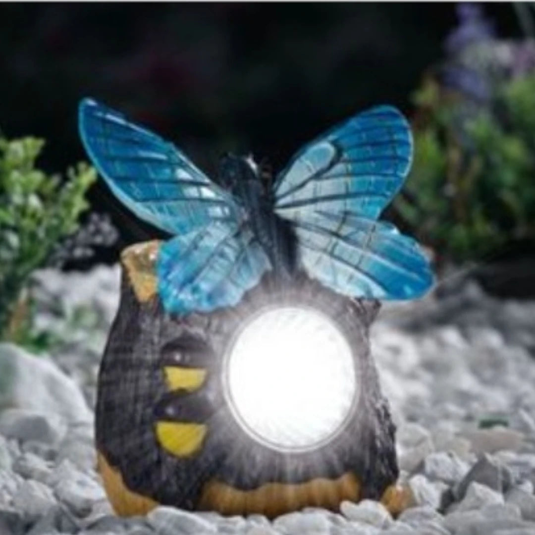 Livarno Solar Garden Light Butterfly Design