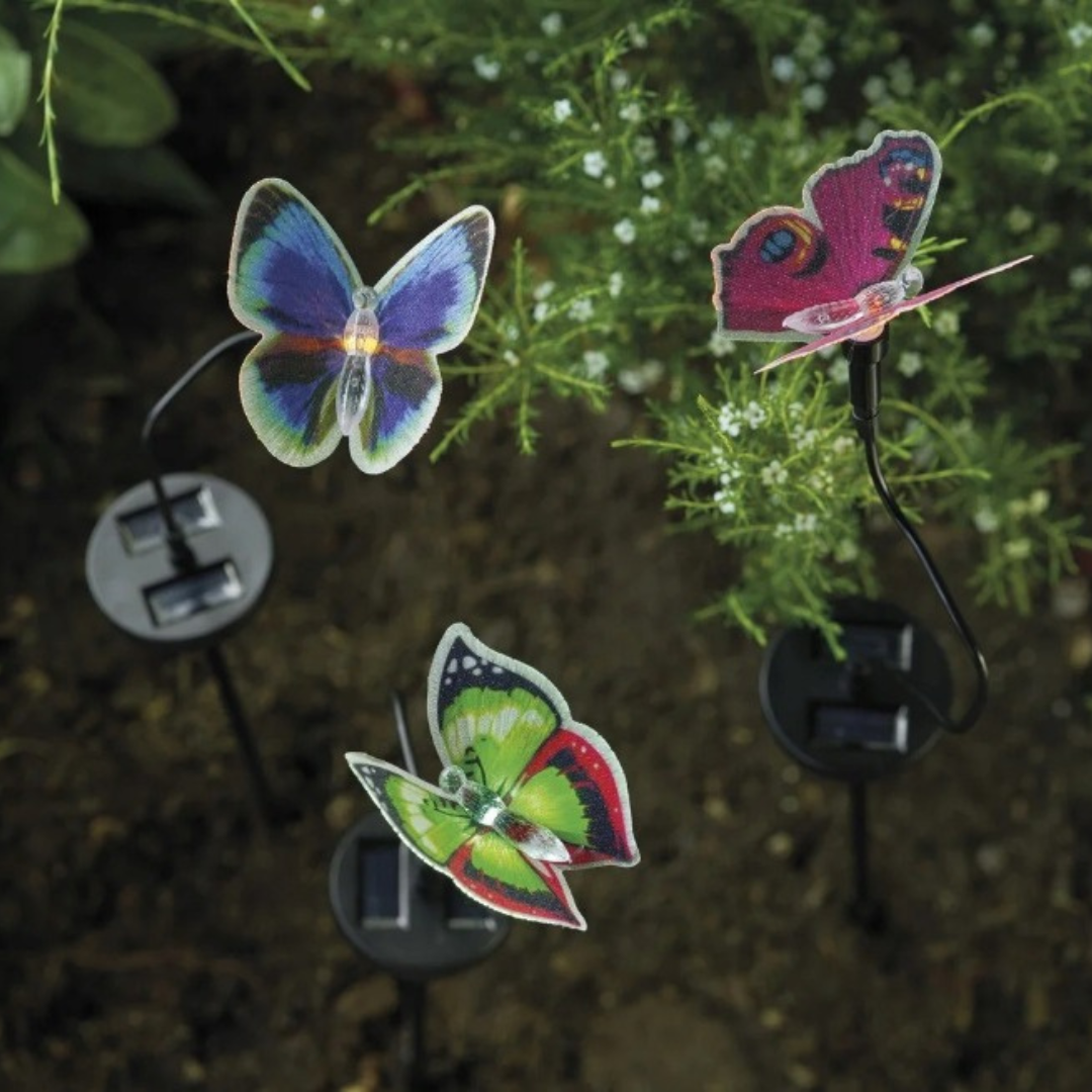Livarno Solar Flower Garden Stake