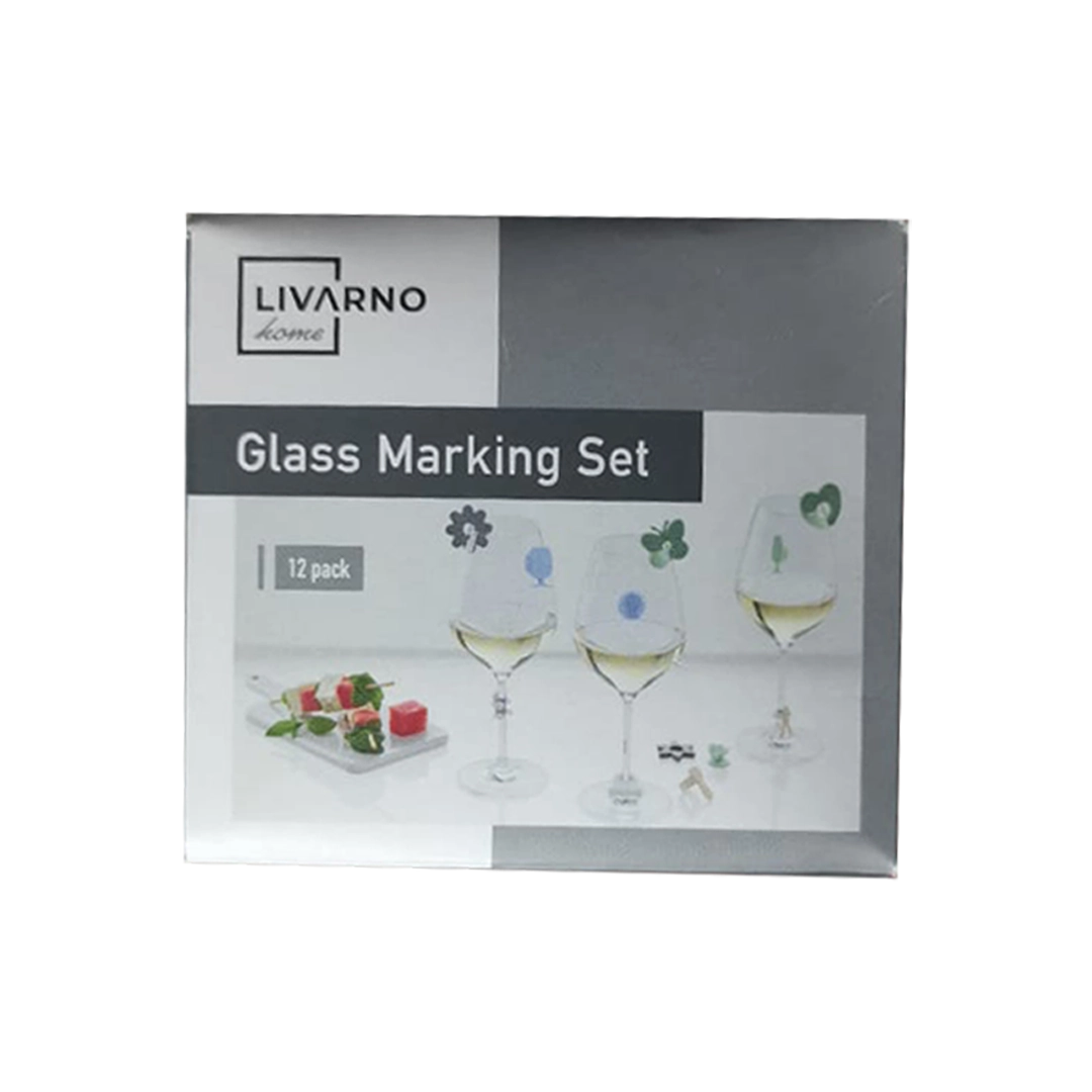 Livarno Home Glass Marking Set - 12 Pcs