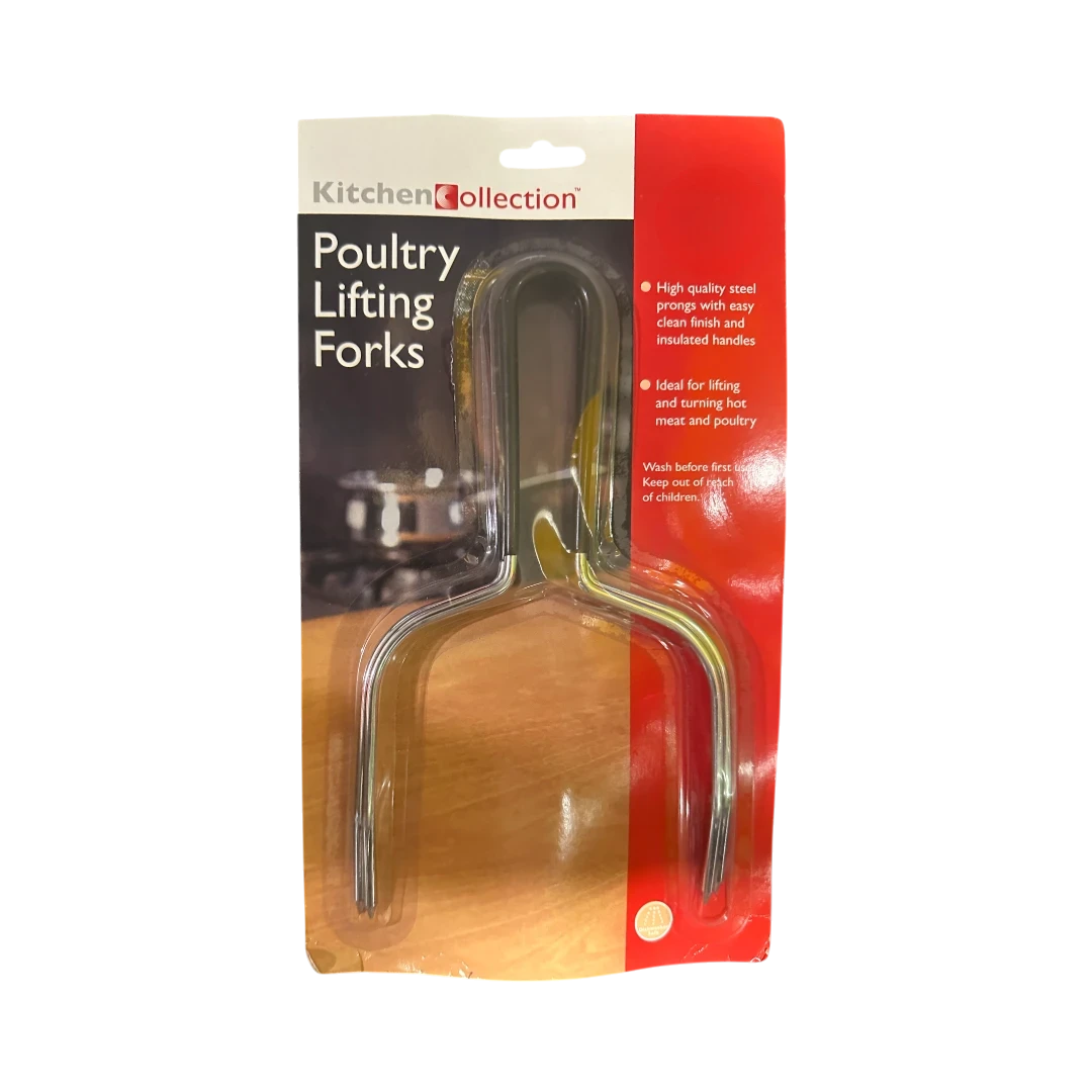 Kitchen Collection Poultry Lifting Forks & Baster
