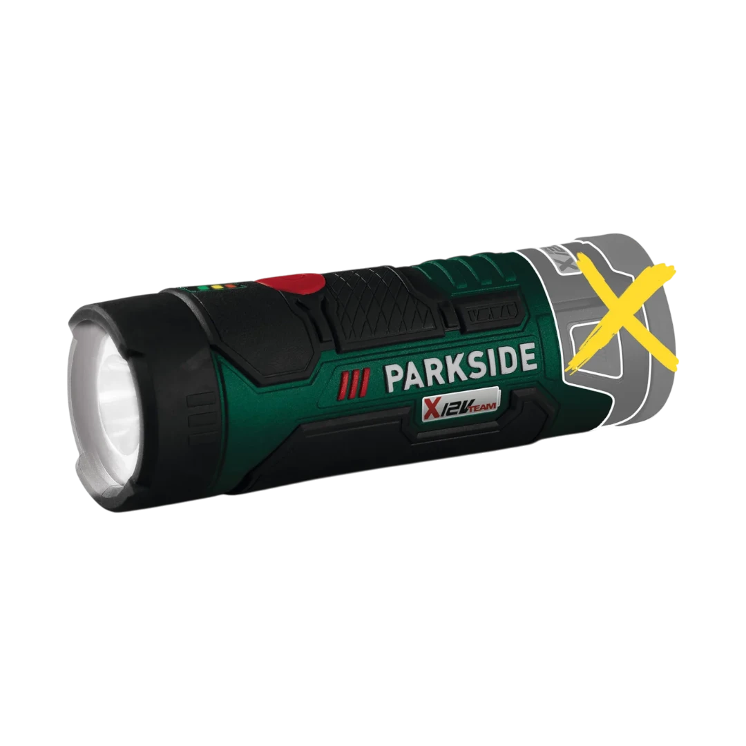 Parkside Cordless LED Worklight Rechargeable Torch Bare Light - 12V