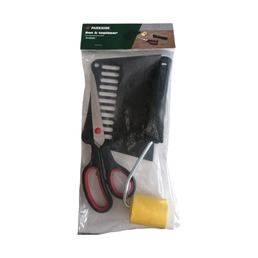 Parkside Wallpapering Set Scissors Spatula Roller