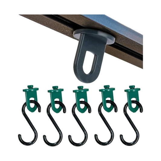 Twist Clips With S Hooks - 50 Pcs