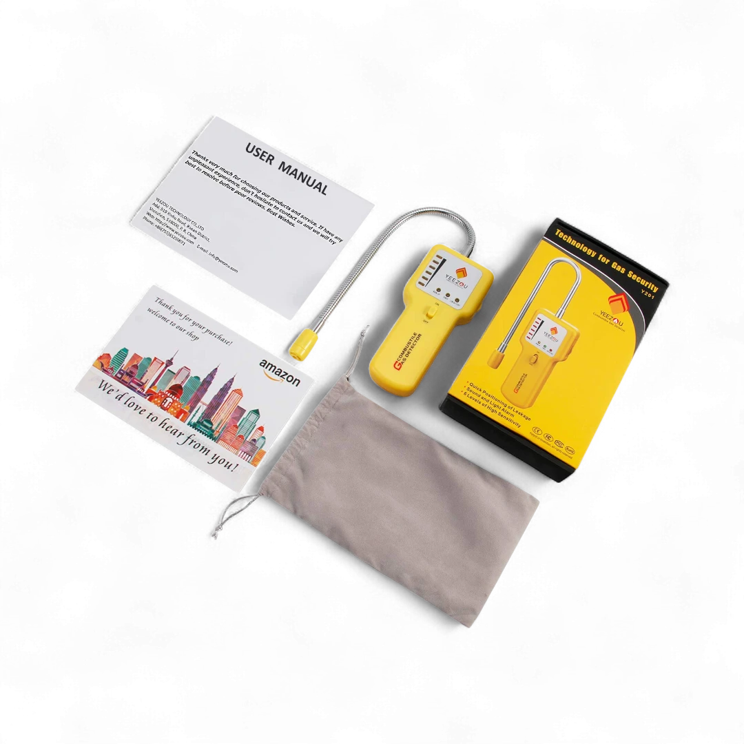 Yeezou Combustible Gas Leak Detector with Sensor